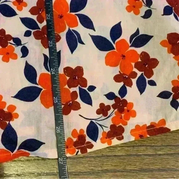 Elizabeth & James Long Sleeves Floral Blouse Size XL - Picture 7 of 8